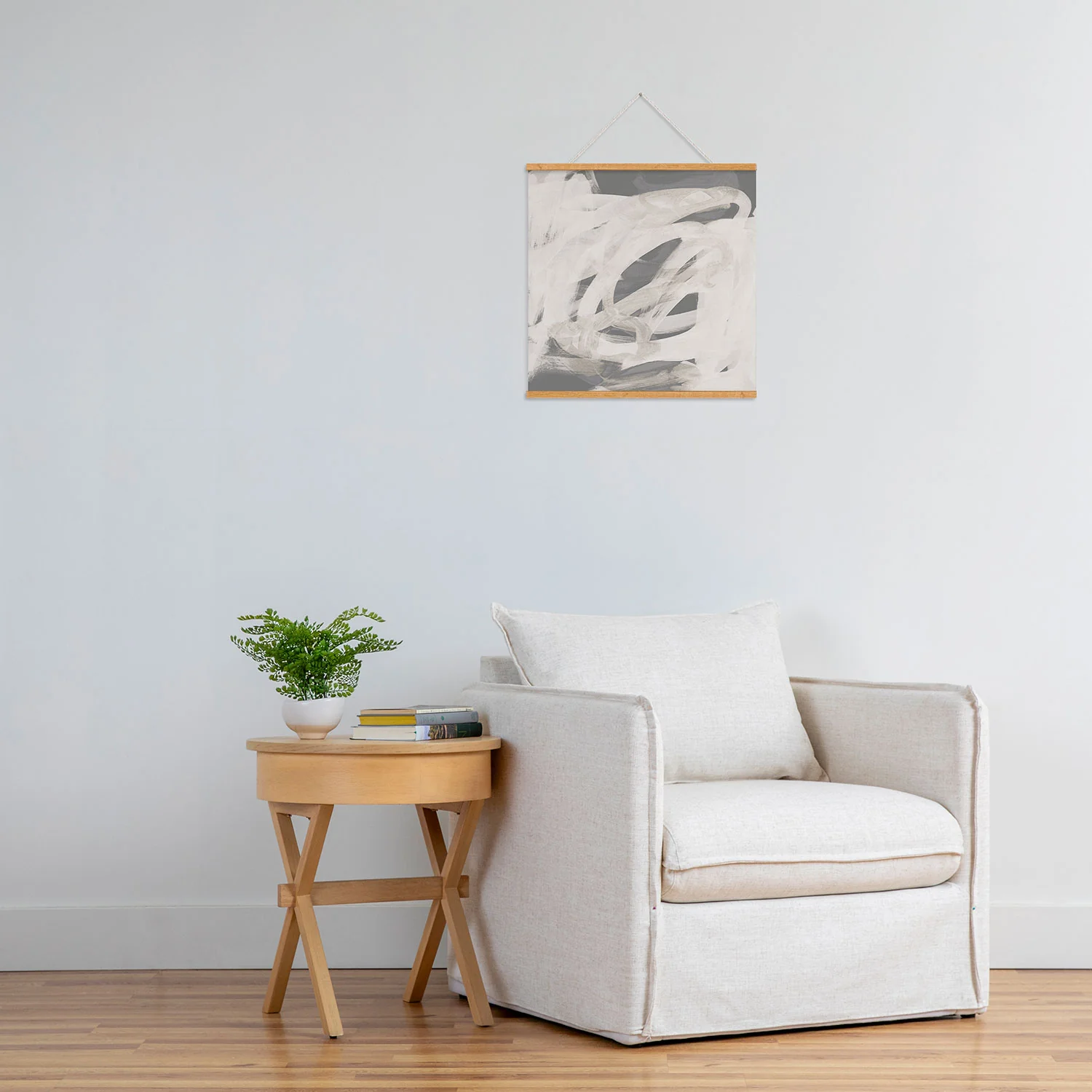 Iris Lehnhardt abstract brushstrokes neutral Art Print - Image 45