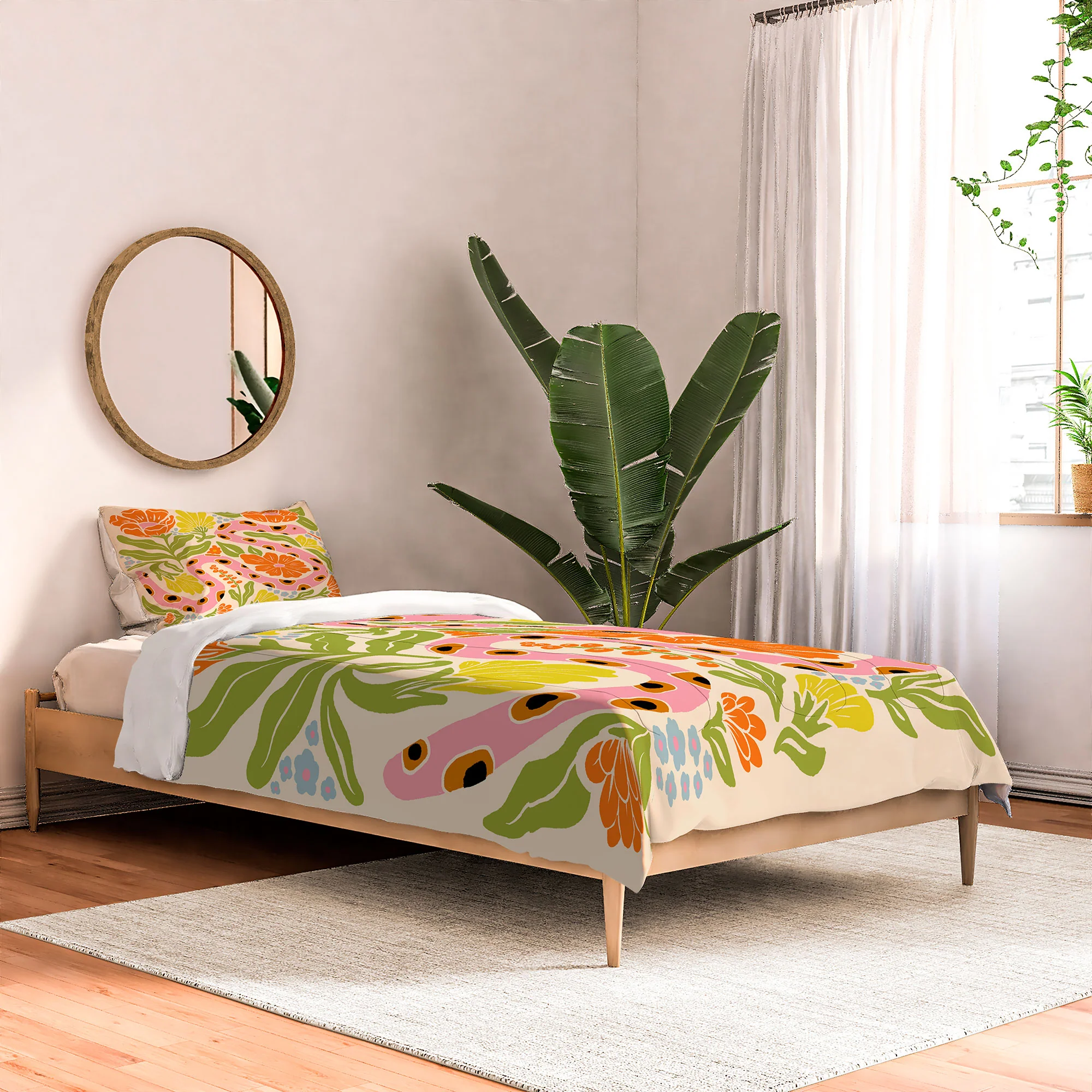 Jaclyn Caris Snake in the Garden Comforter - Image 5