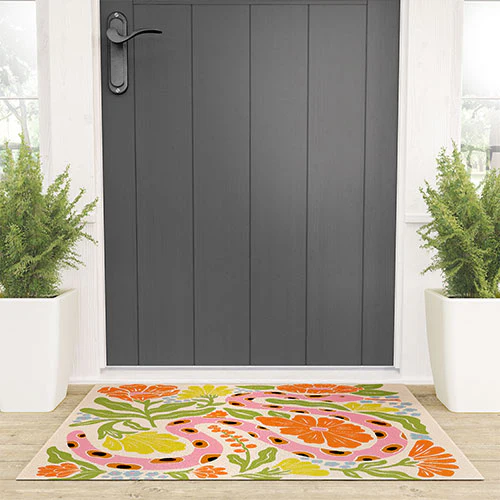 Jaclyn Caris Snake in the Garden Welcome Mat - Image 4