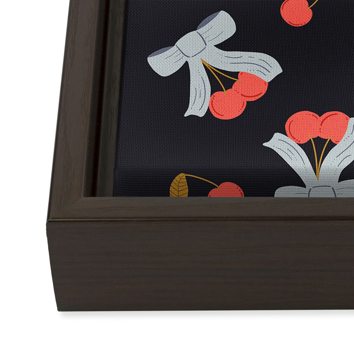 Jennifer Labre Cherries and Bows Art Canvas - Image 24
