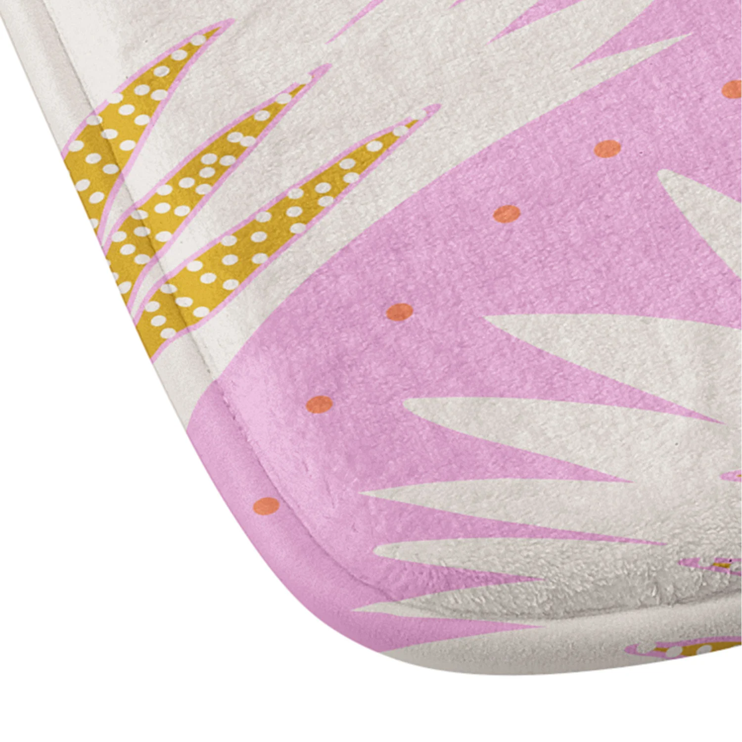 Jennifer Labre Pink Palmetto Memory Foam Bath Mat - Image 3