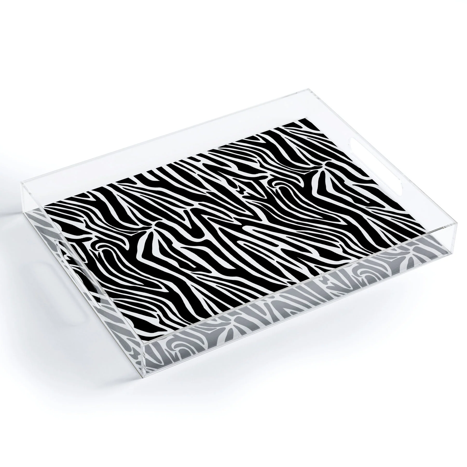 Jennifer Labre Wild Zebra Acrylic Tray - Image 2