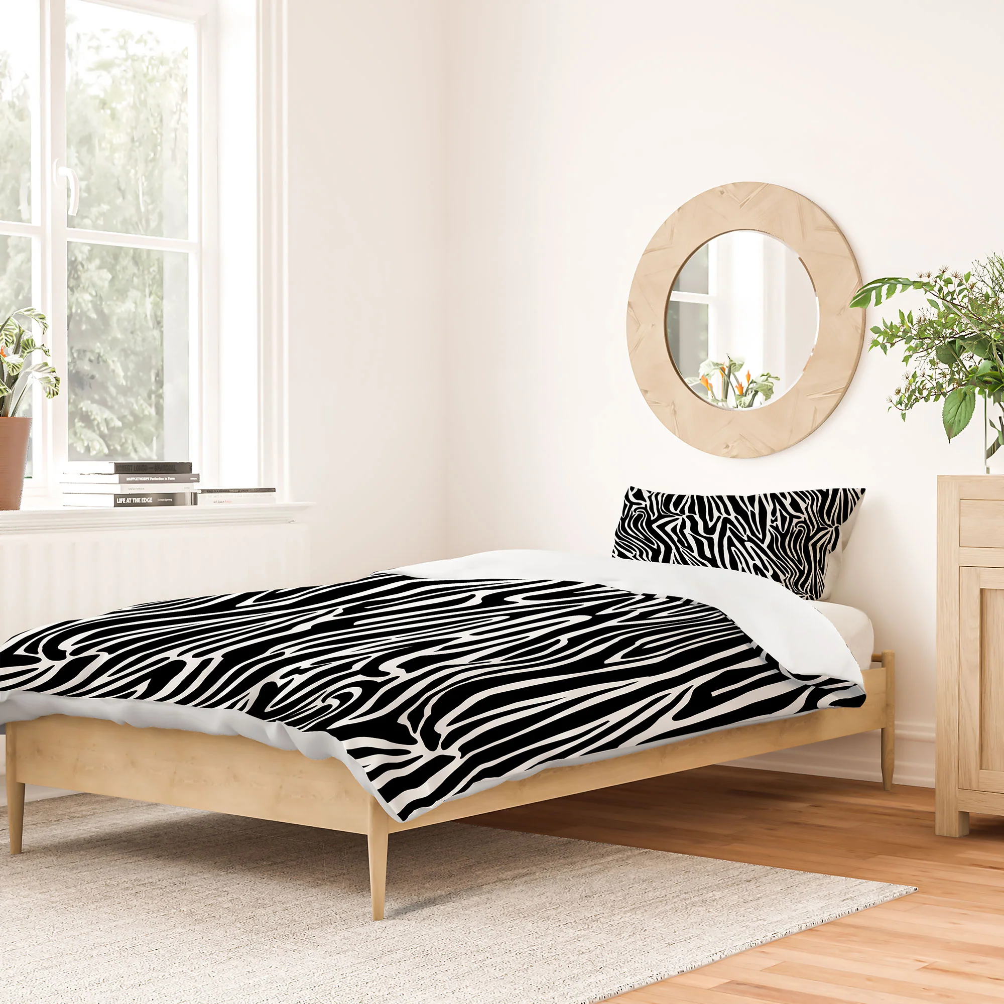 Jennifer Labre Wild Zebra Duvet Cover - Image 26