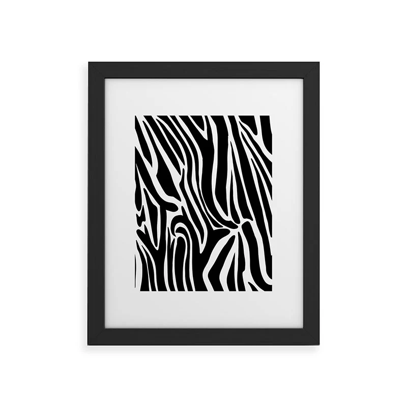 Jennifer Labre Wild Zebra Framed Art Print - Image 5