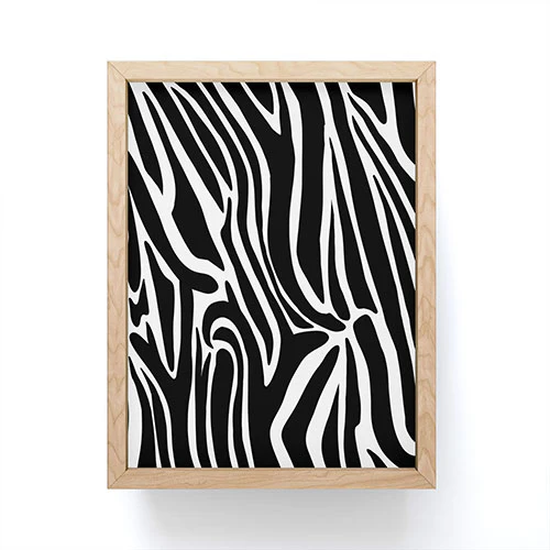 Jennifer Labre Wild Zebra Framed Mini Art Print - Image 4