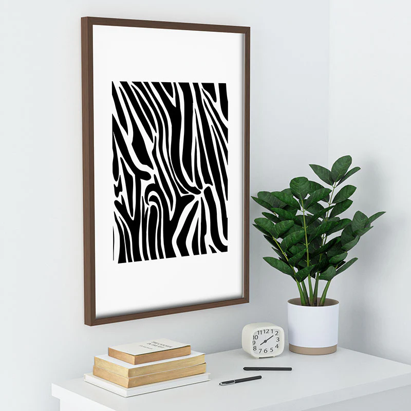 Jennifer Labre Wild Zebra Recessed Framing Rectangle - Image 32