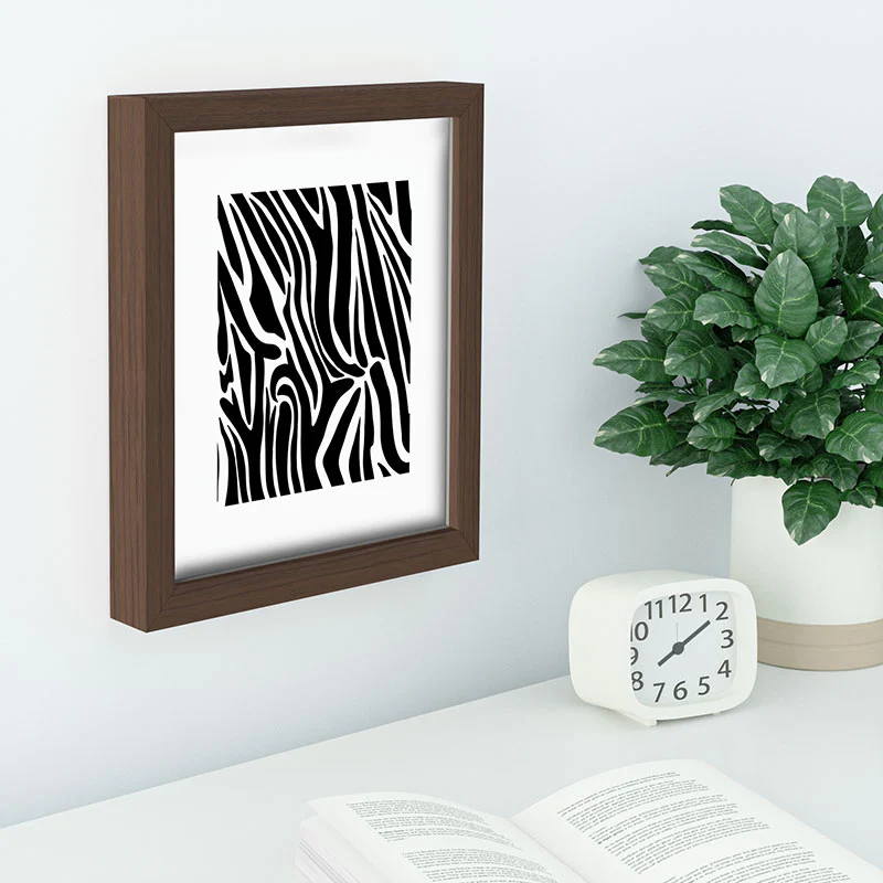 Jennifer Labre Wild Zebra Recessed Framing Rectangle - Image 8