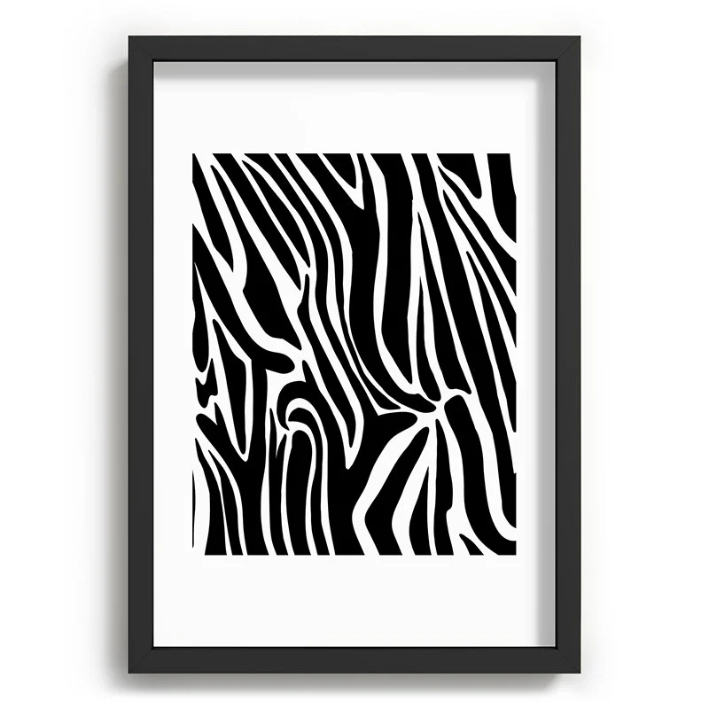 Jennifer Labre Wild Zebra Recessed Framing Rectangle - Image 9