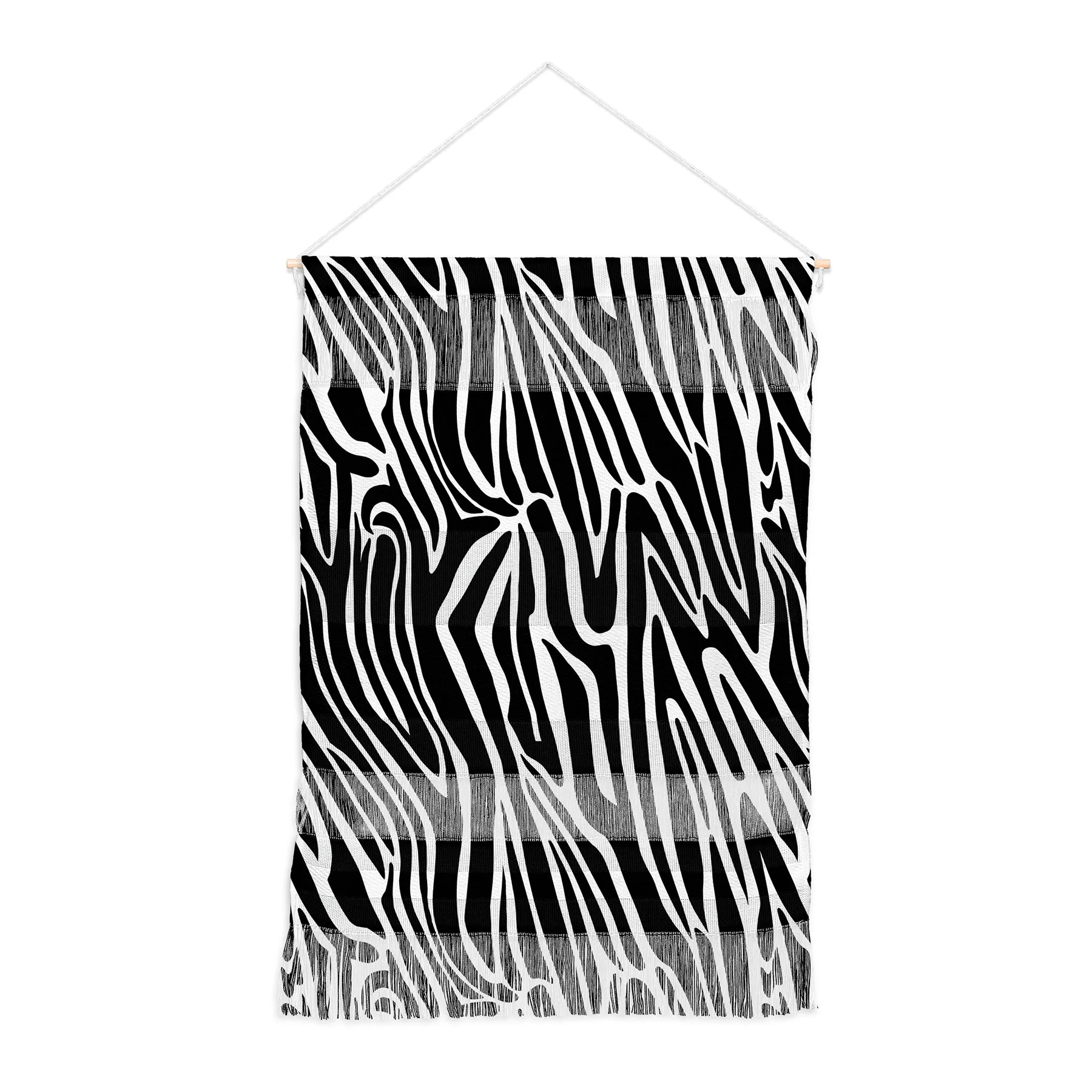 Jennifer Labre Wild Zebra Wall Hanging Portrait - Image 2