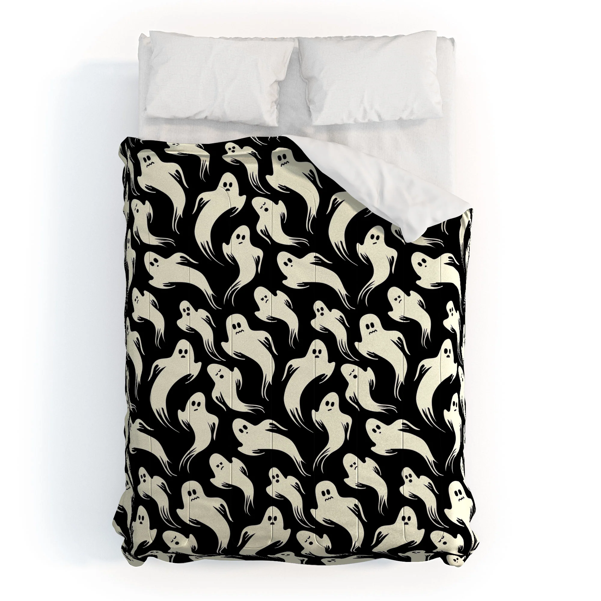 Jennifer Ladd Halloween ghosts 2 Comforter