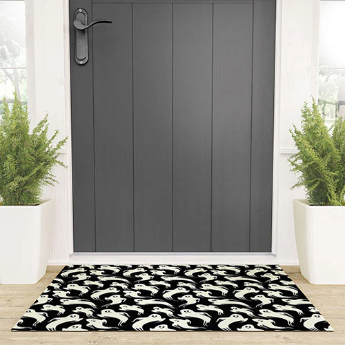 Jennifer Ladd Halloween ghosts 2 Welcome Mat - Image 4
