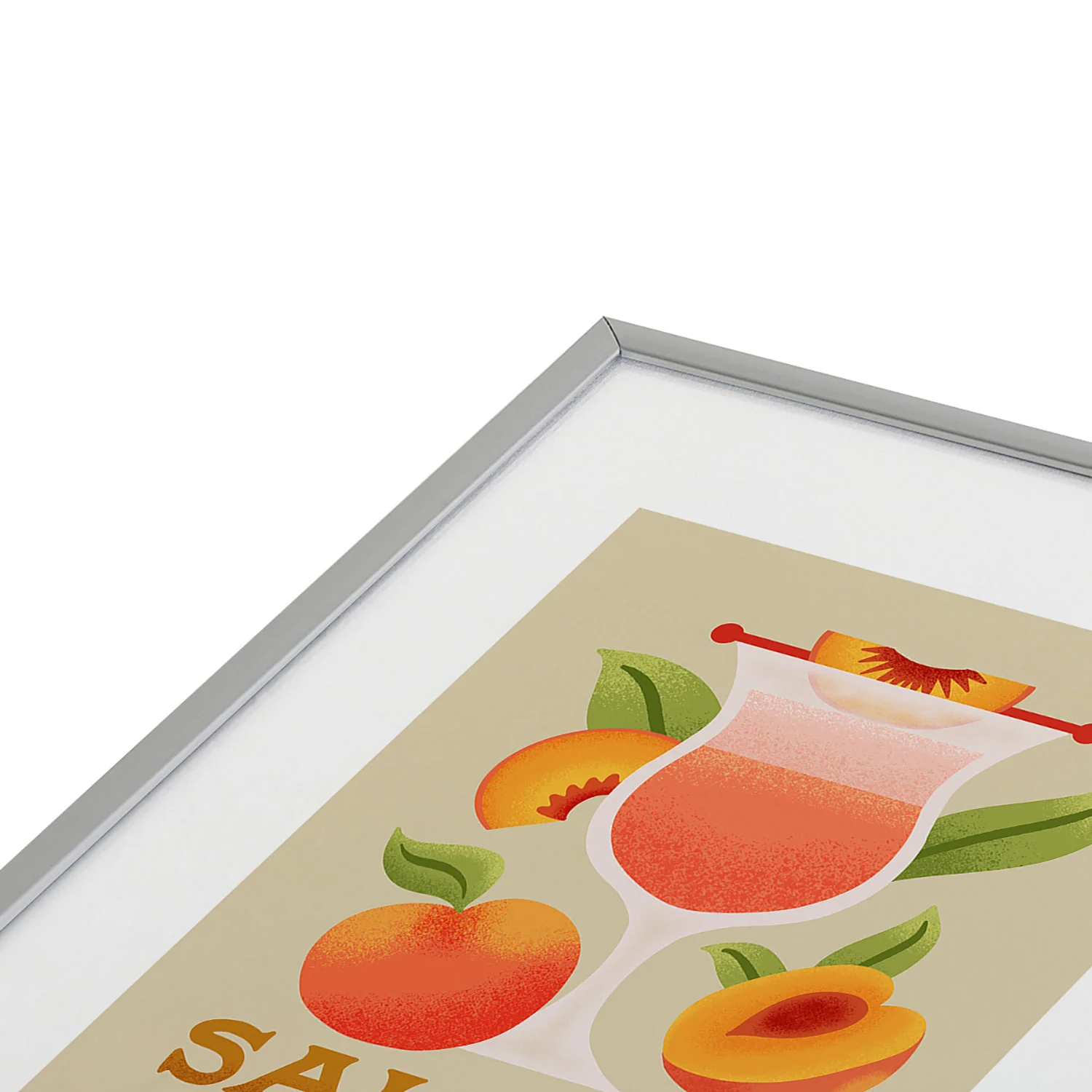 Jessica Molina Bellini Metal Framed Art Print - Image 7