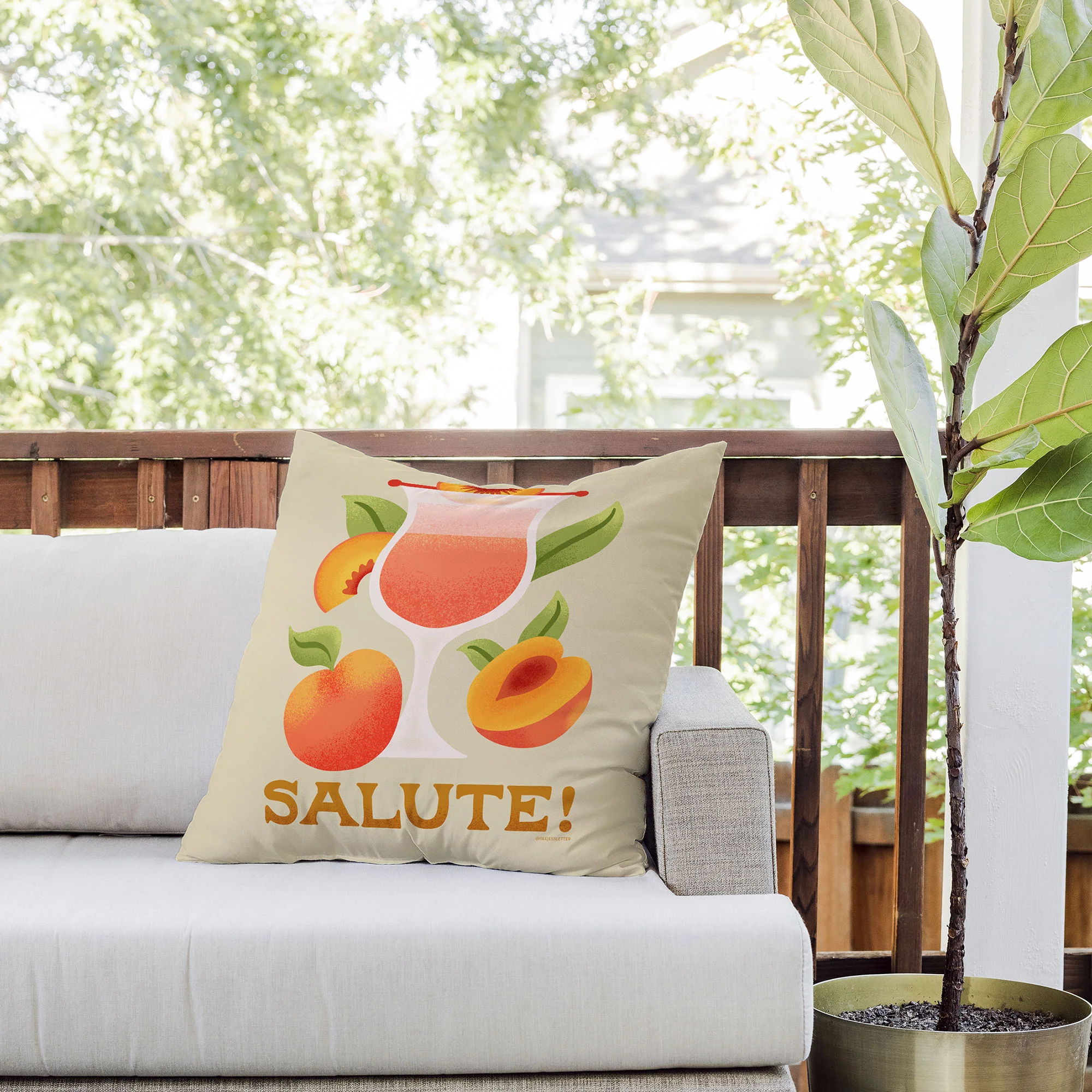 Jessica Molina Bellini Outdoor Throw Pillow - Image 7