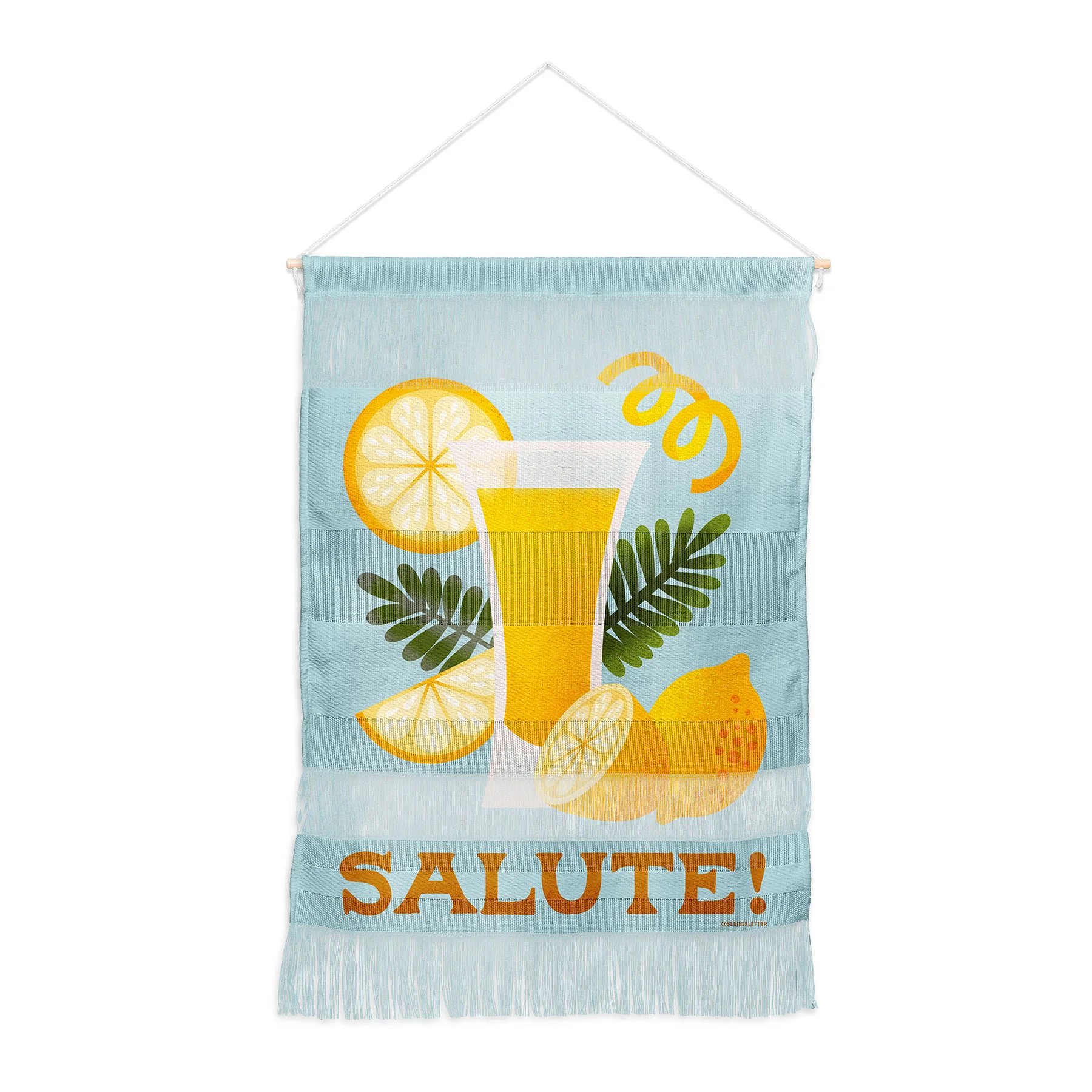 Jessica Molina Limoncello Cocktail Wall Hanging Portrait - Image 2