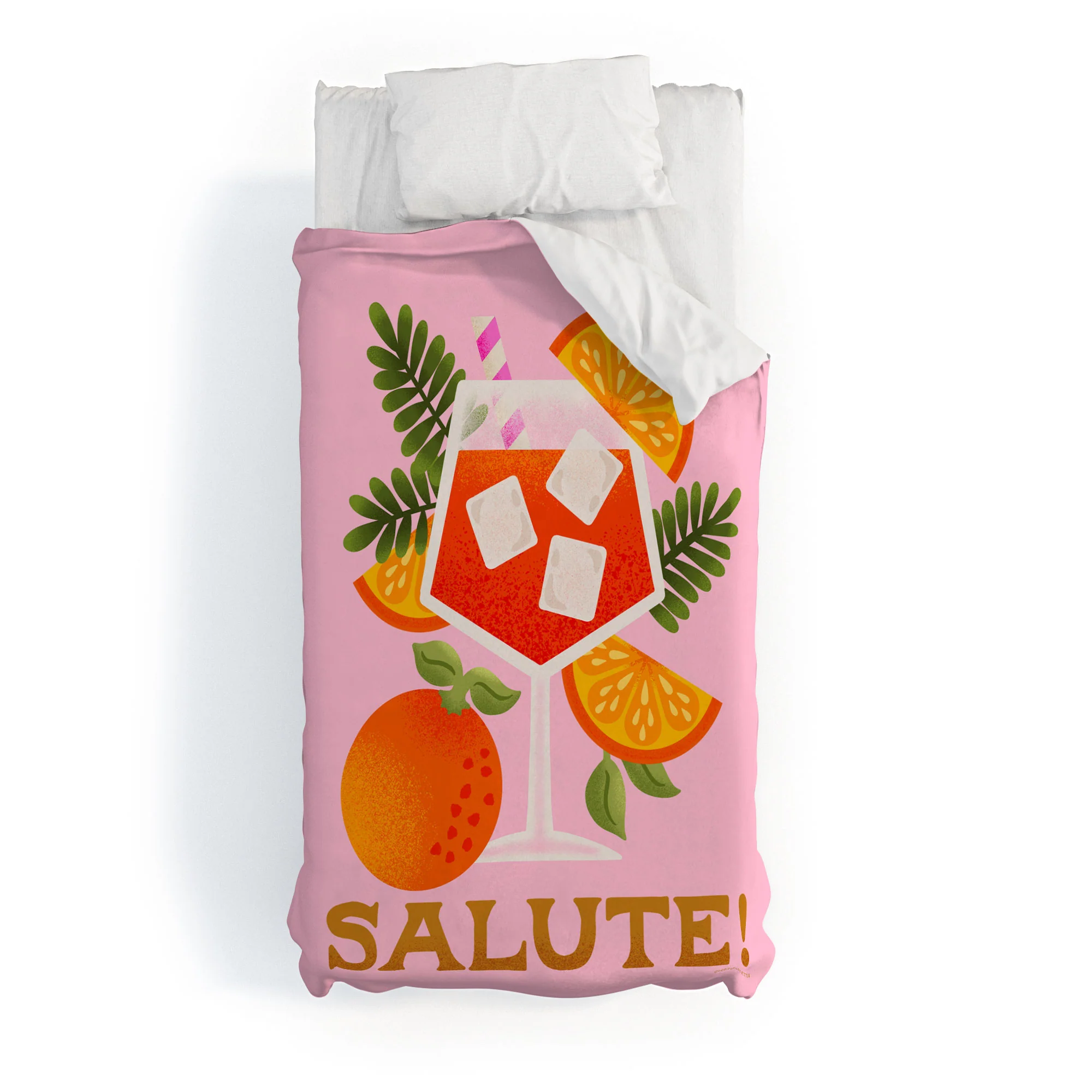 Jessica Molina Orange Spritz Duvet Cover - Image 5