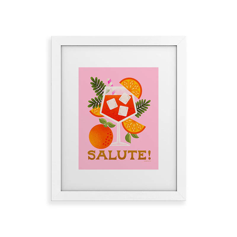 Jessica Molina Orange Spritz Framed Art Print - Image 21