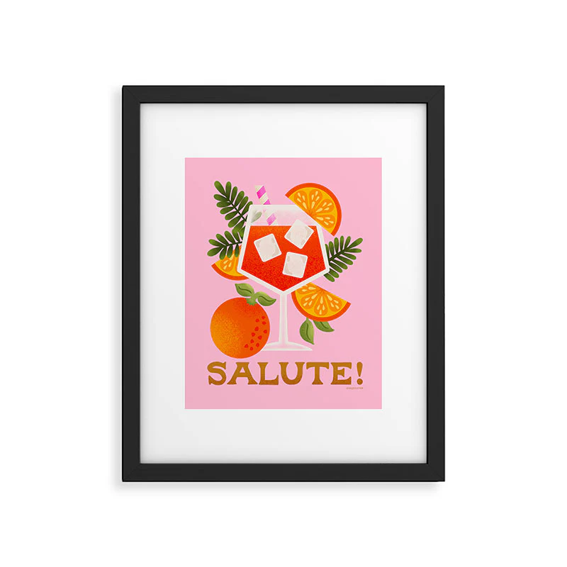 Jessica Molina Orange Spritz Framed Art Print - Image 33