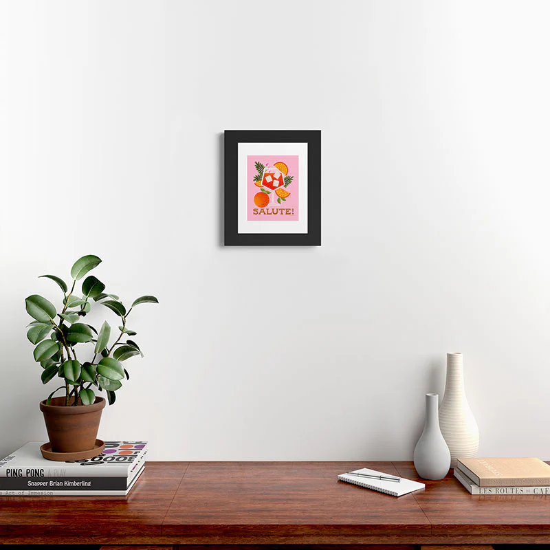 Jessica Molina Orange Spritz Framed Art Print - Image 4