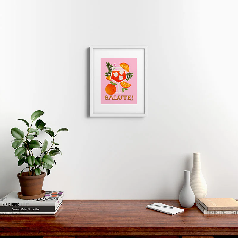 Jessica Molina Orange Spritz Framed Art Print - Image 44