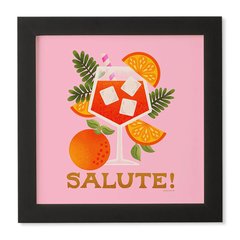 Jessica Molina Orange Spritz Framed Wall Art - Image 7