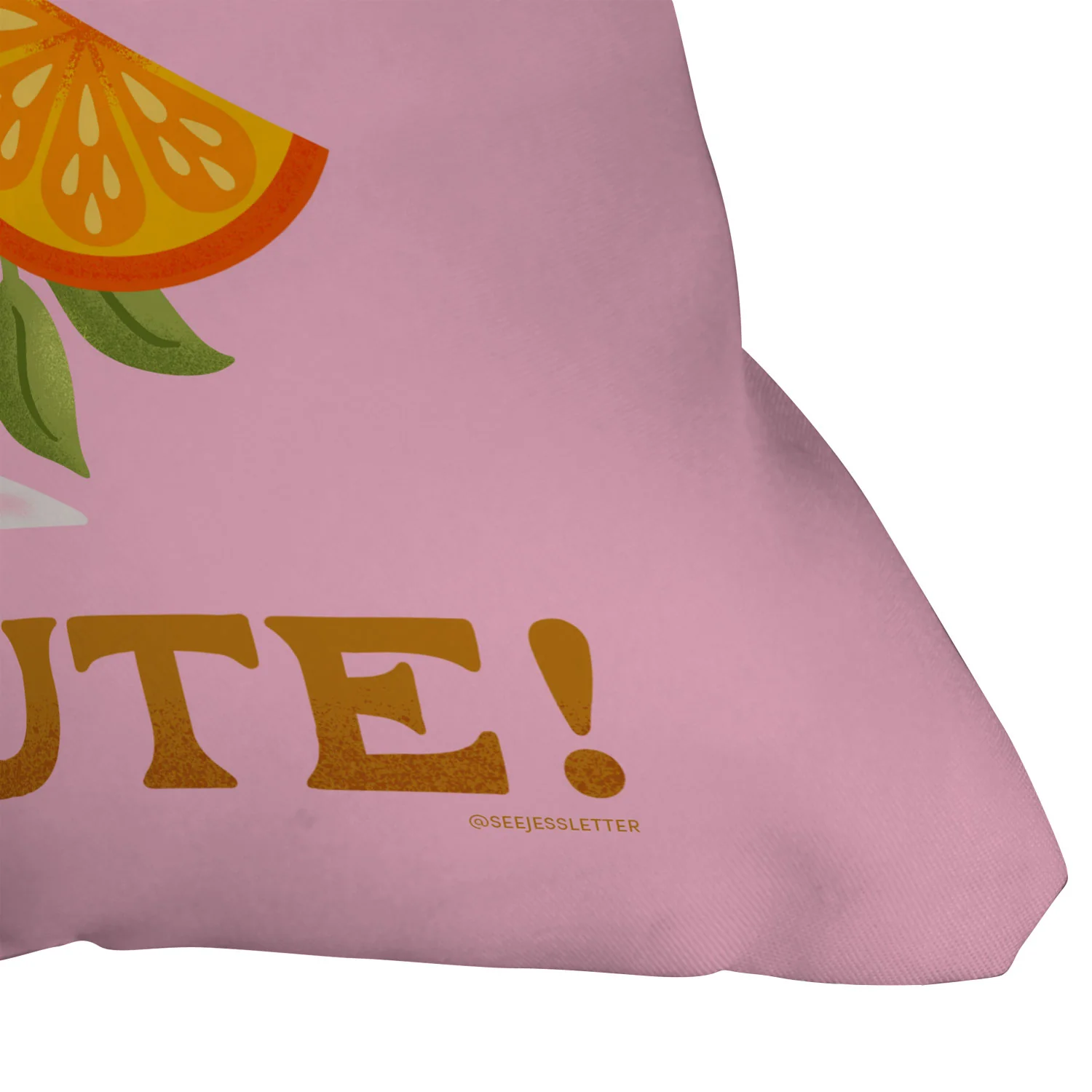 Jessica Molina Orange Spritz Outdoor Throw Pillow - Image 12
