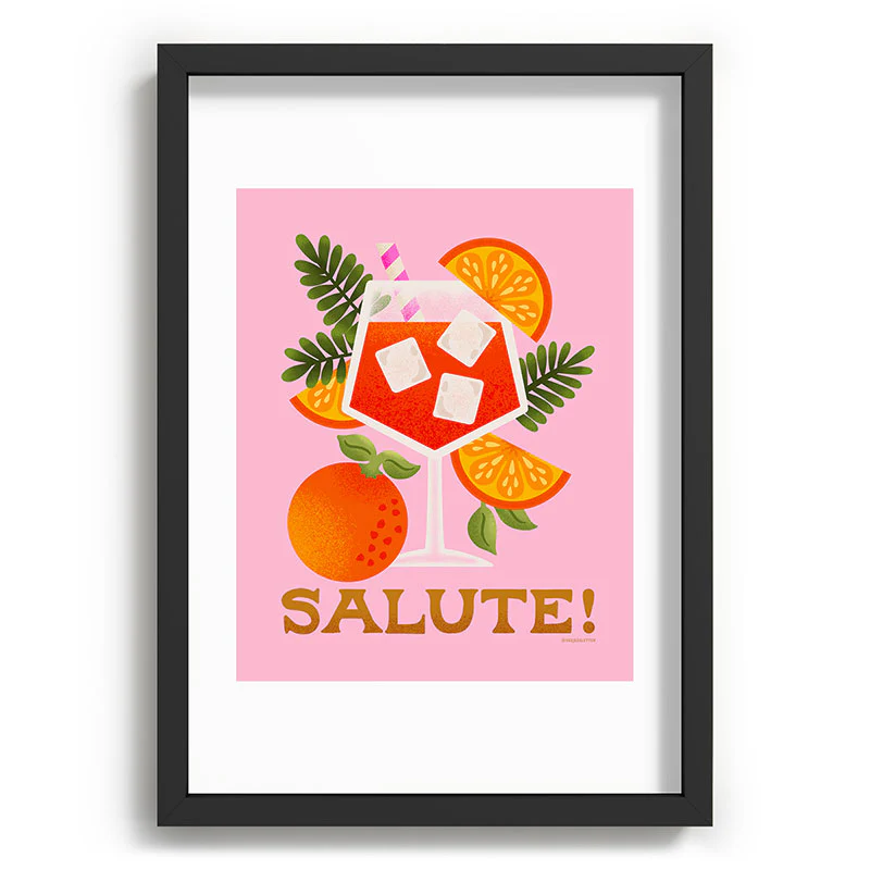 Jessica Molina Orange Spritz Recessed Framing Rectangle - Image 9