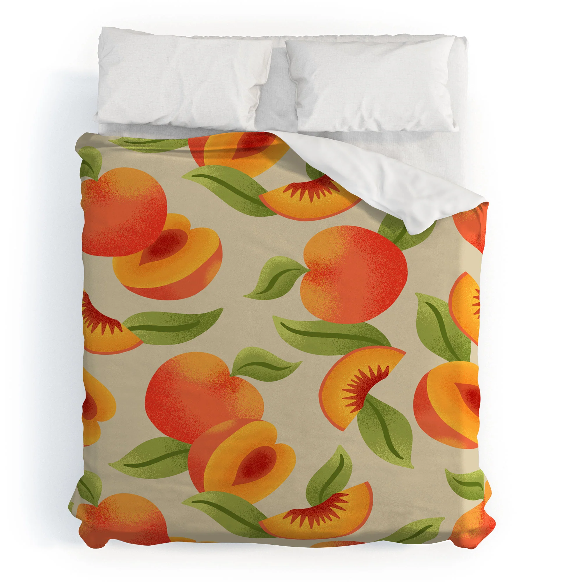 Jessica Molina Peach Pattern Duvet Cover - Image 17