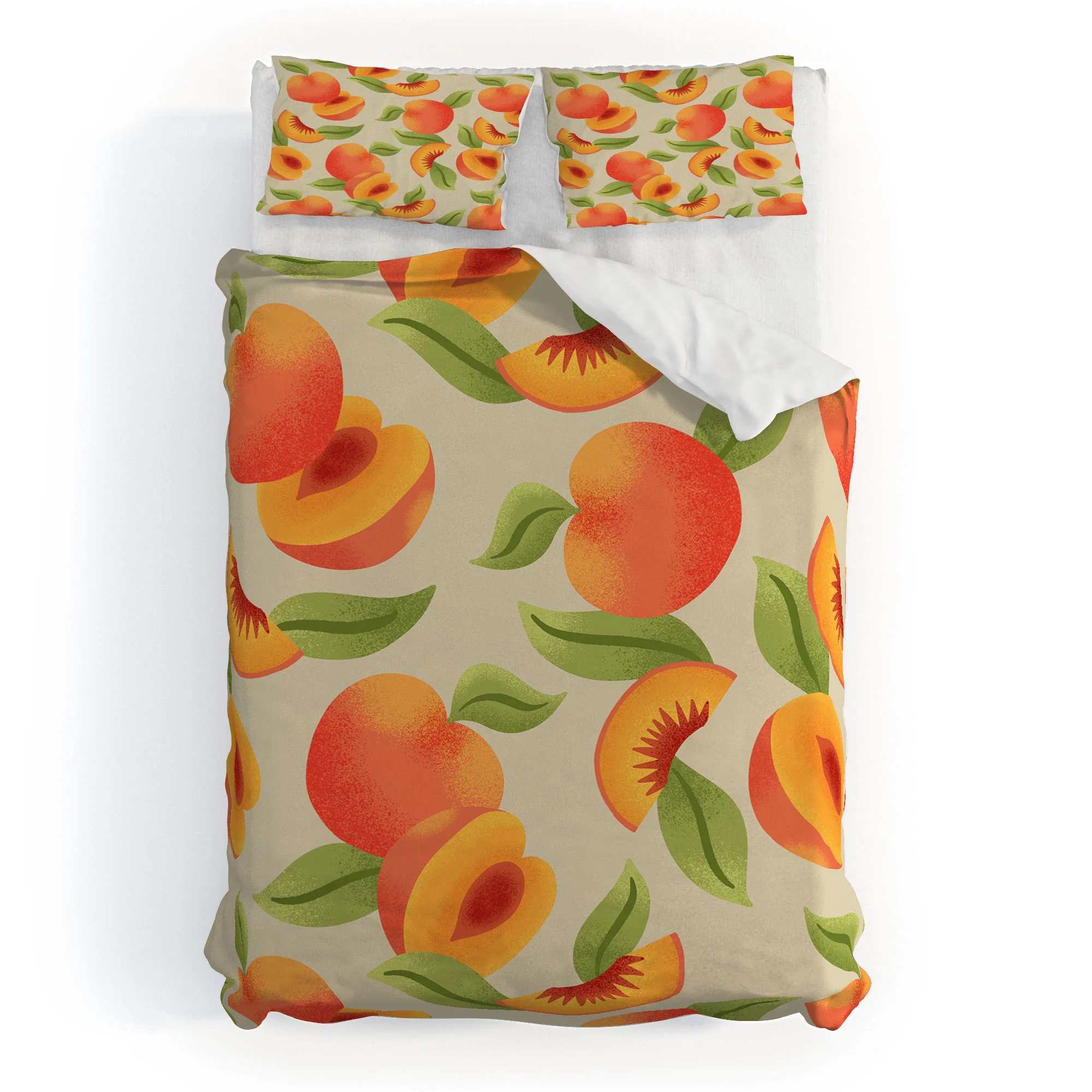 Jessica Molina Peach Pattern Duvet Cover - Image 21