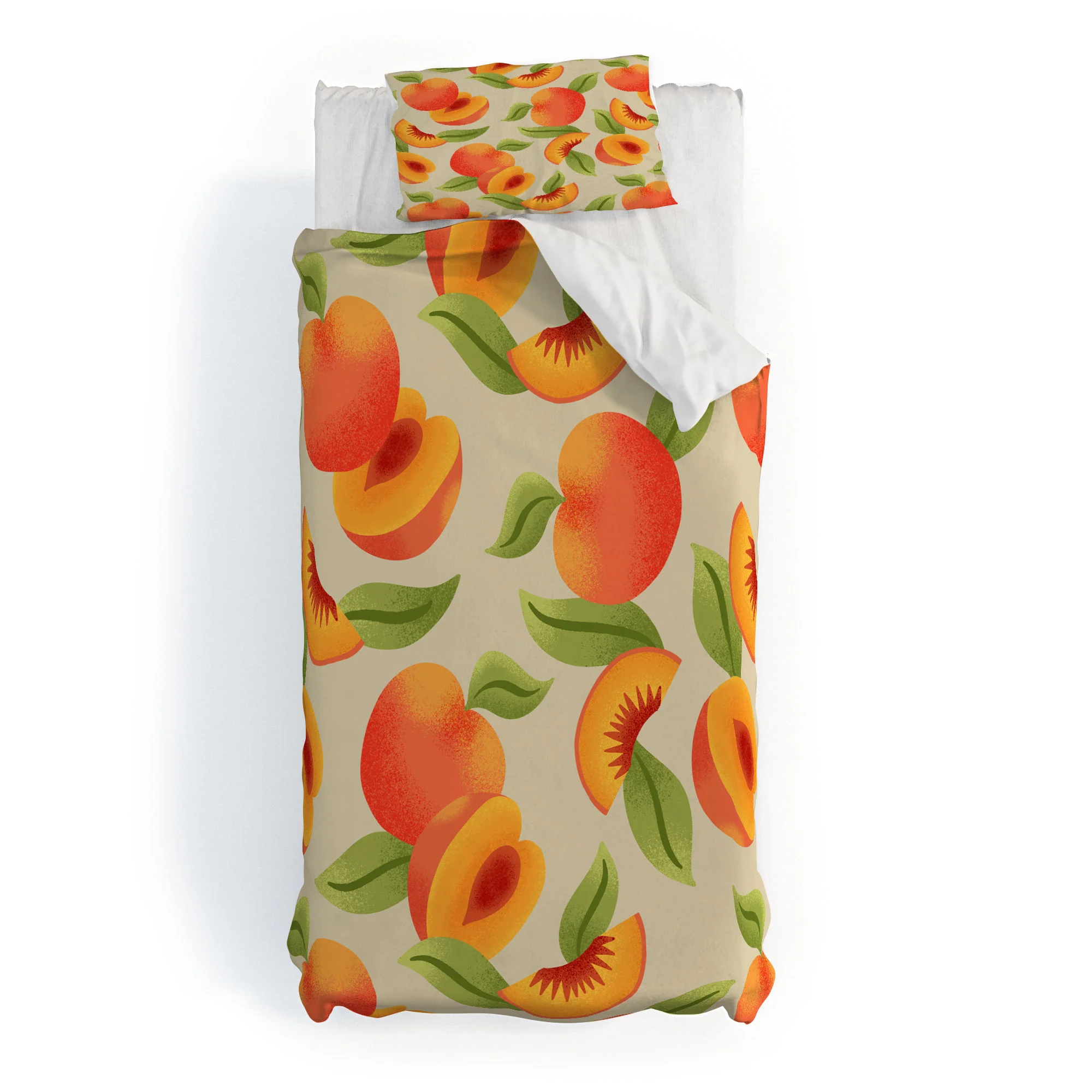 Jessica Molina Peach Pattern Duvet Cover - Image 29