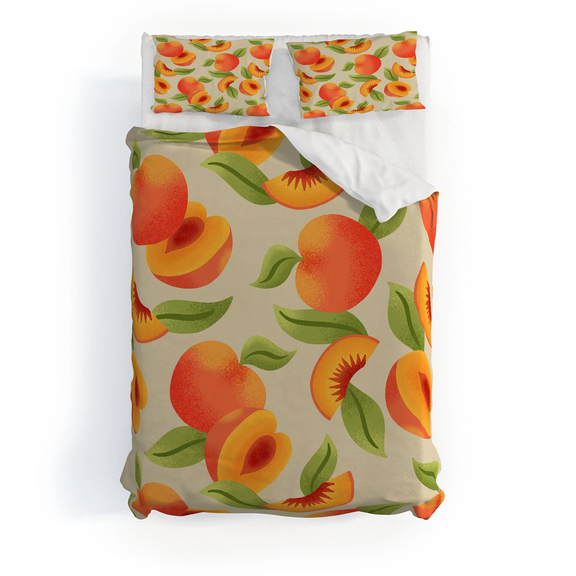 Jessica Molina Peach Pattern Duvet Cover - Image 33