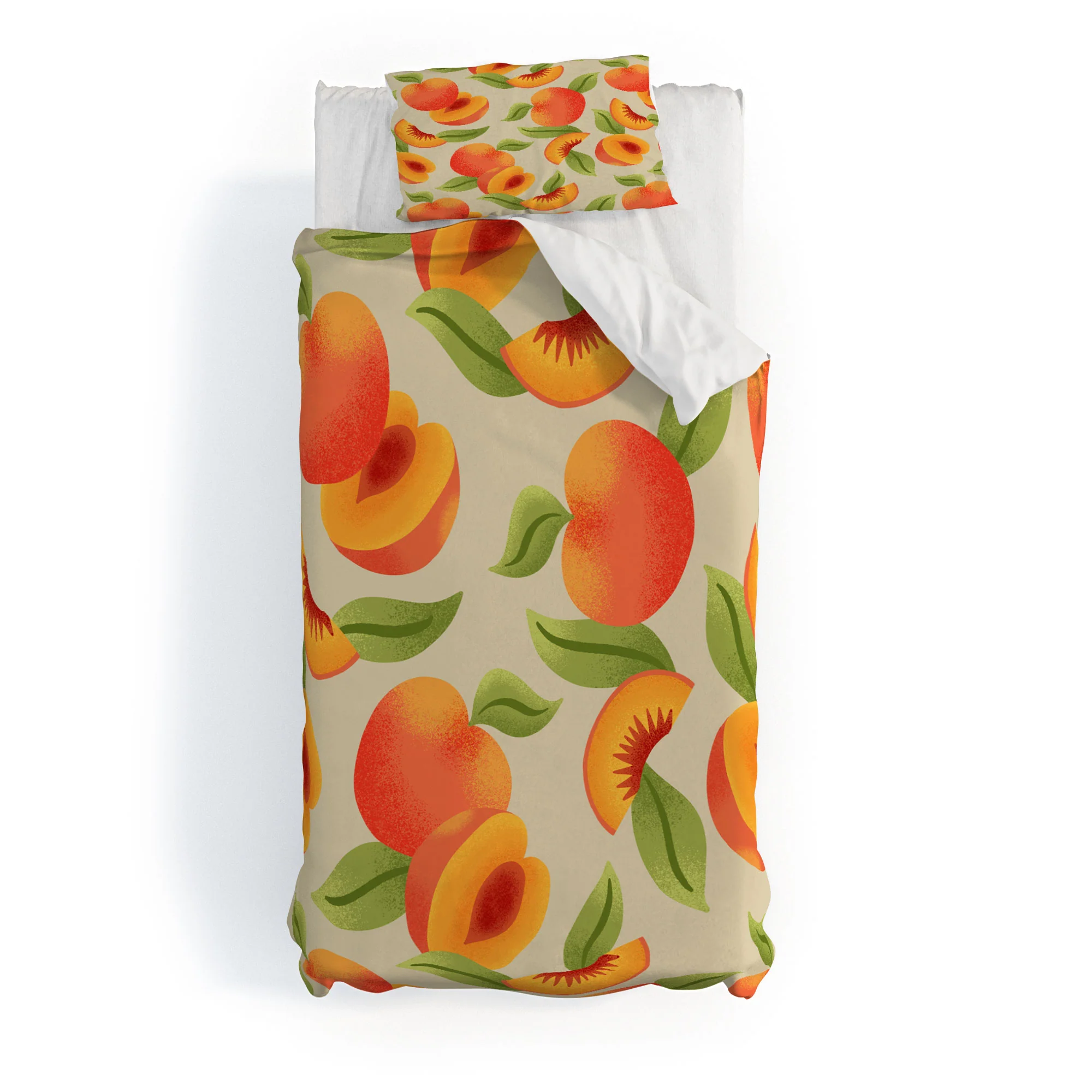 Jessica Molina Peach Pattern Duvet Cover - Image 45