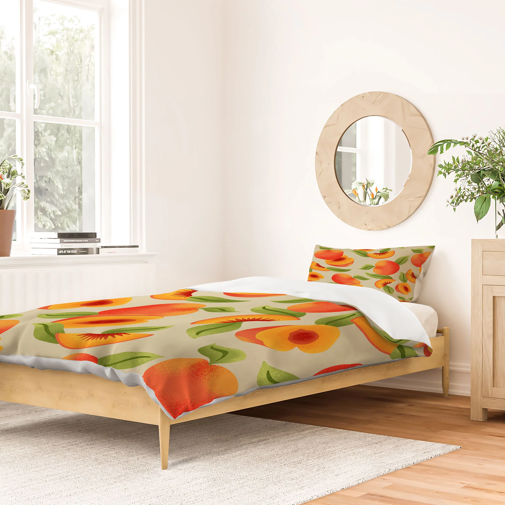 Jessica Molina Peach Pattern Duvet Cover - Image 50