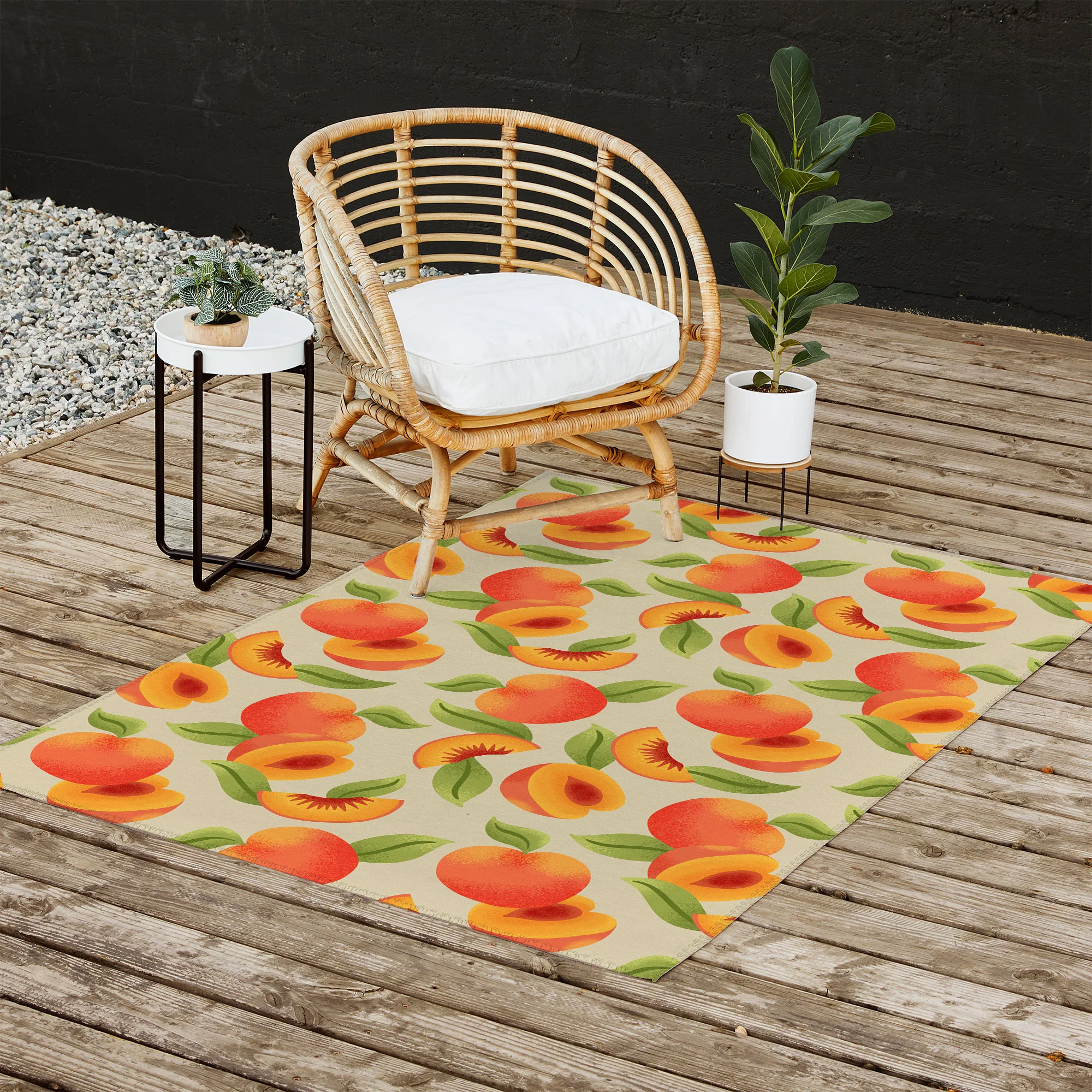 Jessica Molina Peach Pattern Outdoor Rug - Image 8