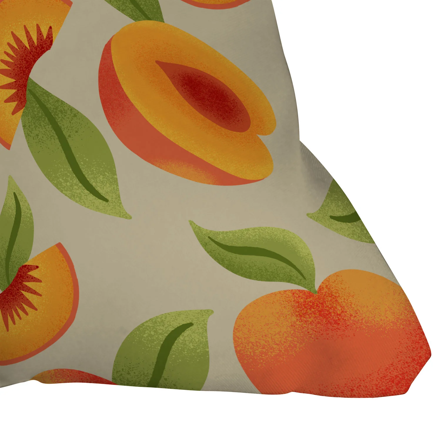 Jessica Molina Peach Pattern Outdoor Throw Pillow - Image 12