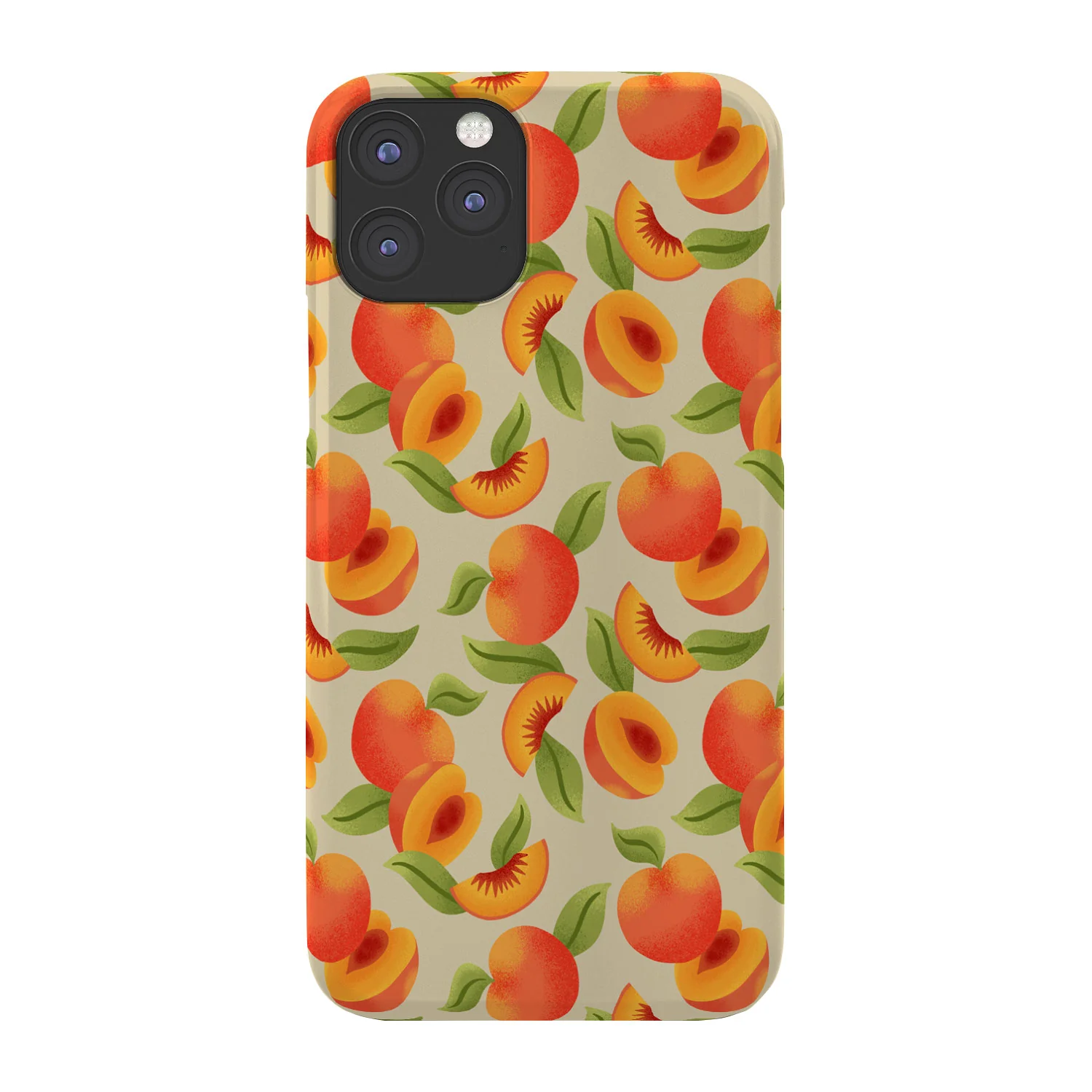 Jessica Molina Peach Pattern Phone Case - Image 10