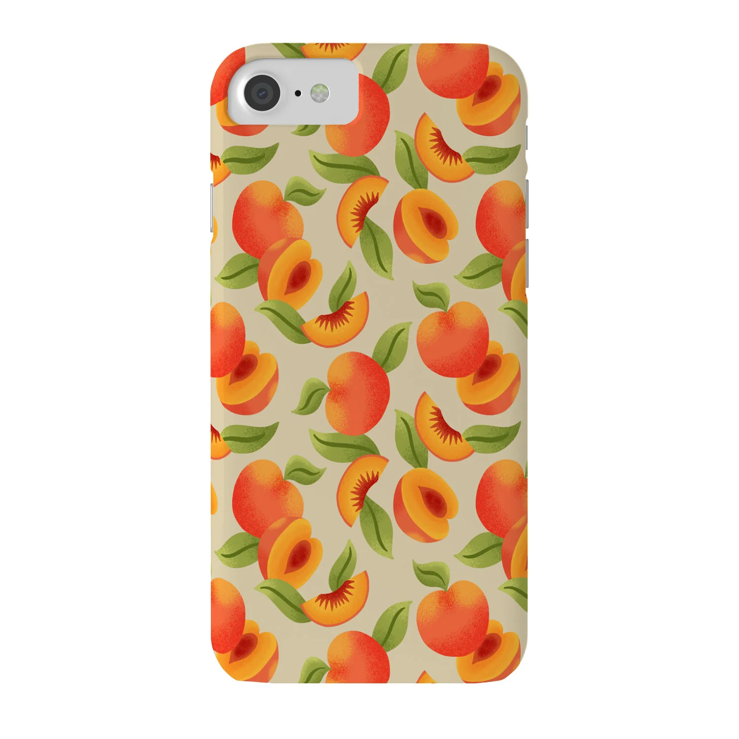 Jessica Molina Peach Pattern Phone Case - Image 16