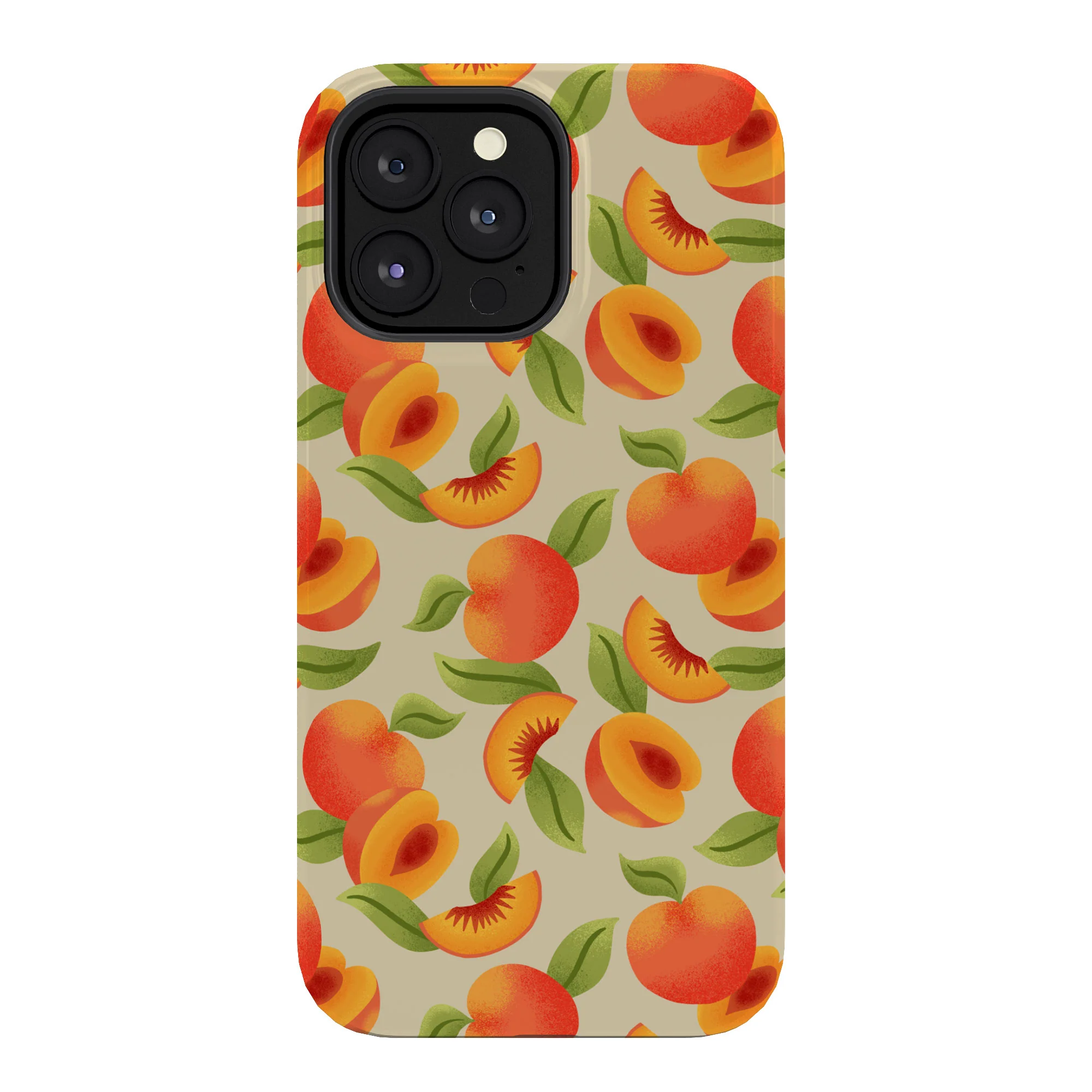 Jessica Molina Peach Pattern Phone Case - Image 46