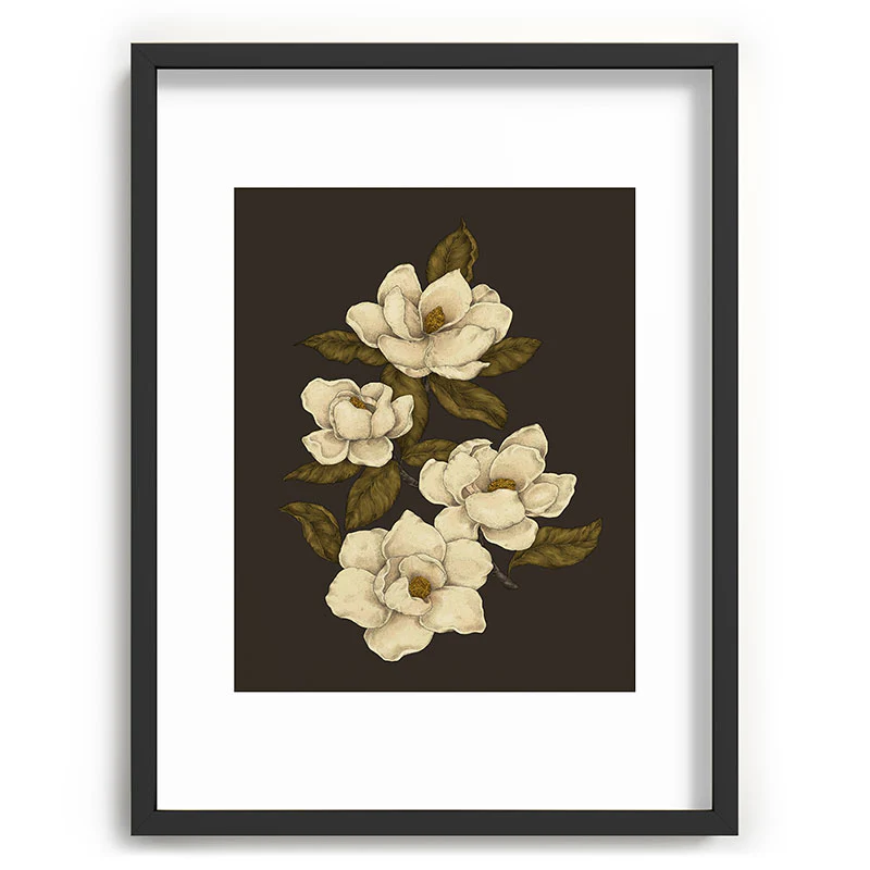 Jessica Roux Magnolias 2 Recessed Framing Rectangle - Image 17