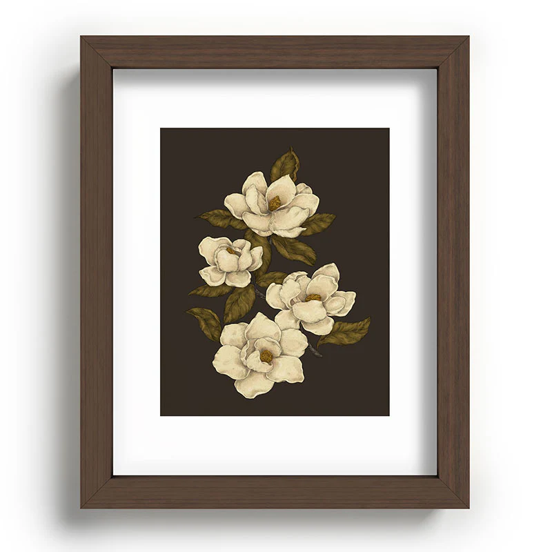 Jessica Roux Magnolias 2 Recessed Framing Rectangle - Image 7