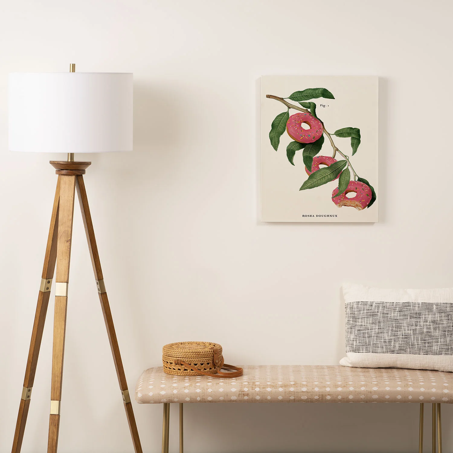 Jonas Loose Donut Plant Art Canvas - Image 3