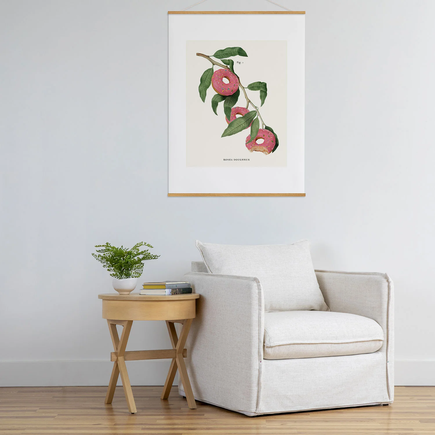 Jonas Loose Donut Plant Art Print - Image 51