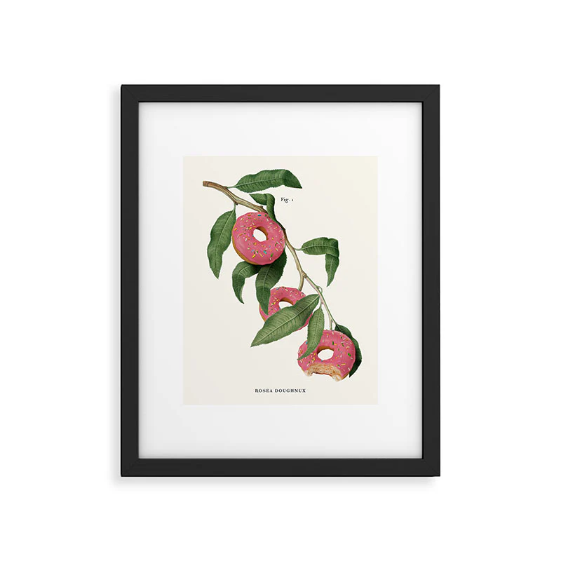 Jonas Loose Donut Plant Framed Art Print - Image 33