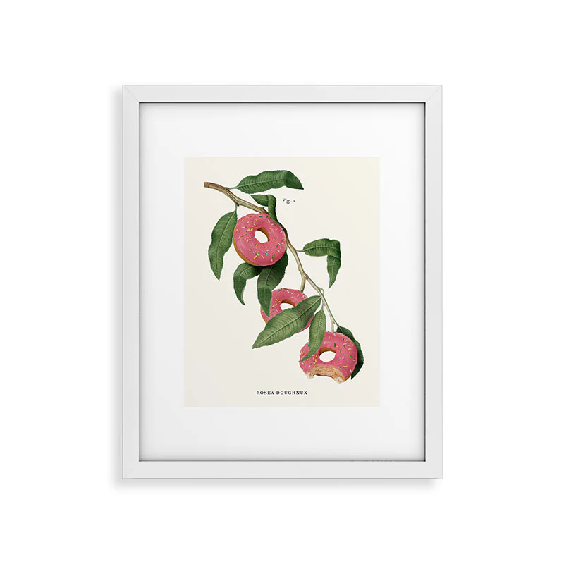 Jonas Loose Donut Plant Framed Art Print - Image 43