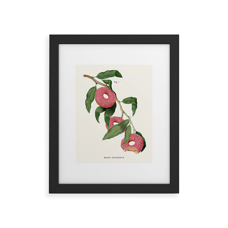 Jonas Loose Donut Plant Framed Art Print - Image 5
