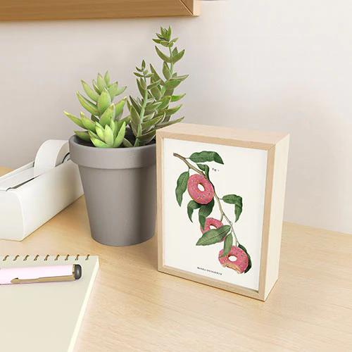 Jonas Loose Donut Plant Framed Mini Art Print - Image 8