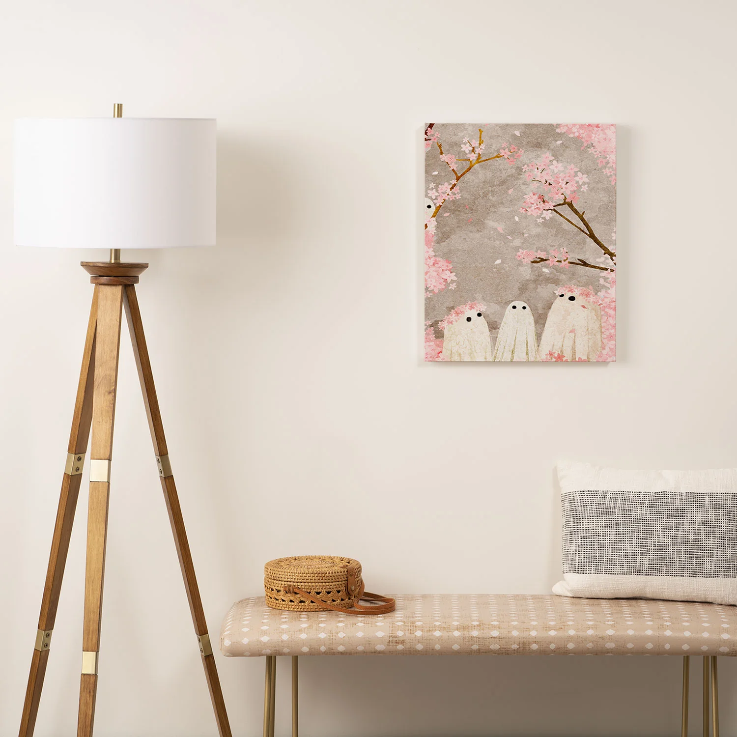 Katherine Blower Designs Cherry Blossom Party Art Canvas - Image 3