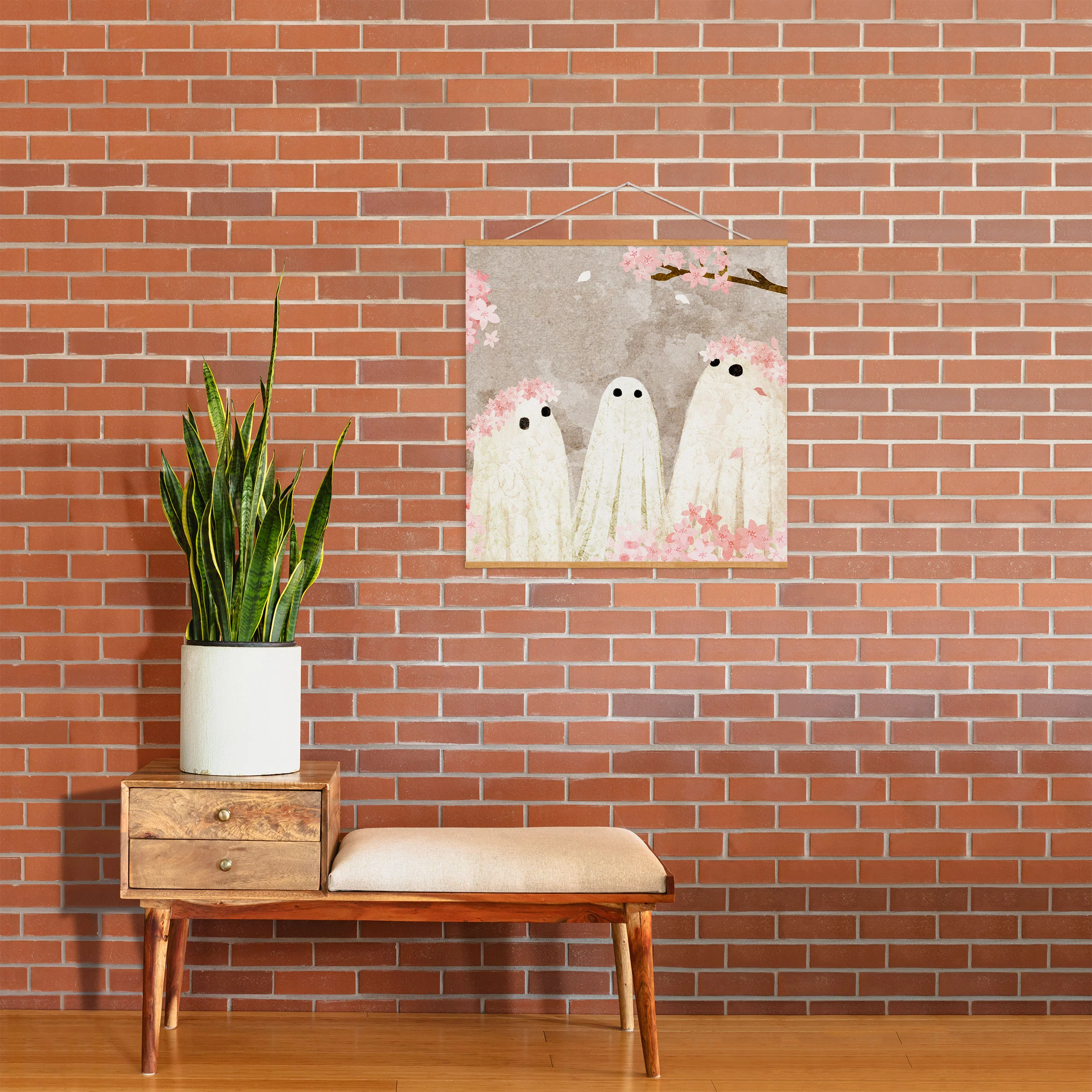 Katherine Blower Designs Cherry Blossom Party Art Print - Image 47