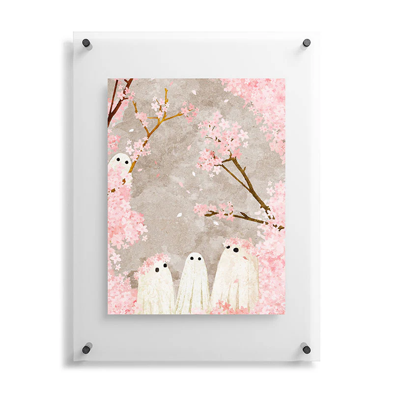 Katherine Blower Designs Cherry Blossom Party Floating Acrylic Print - Image 23