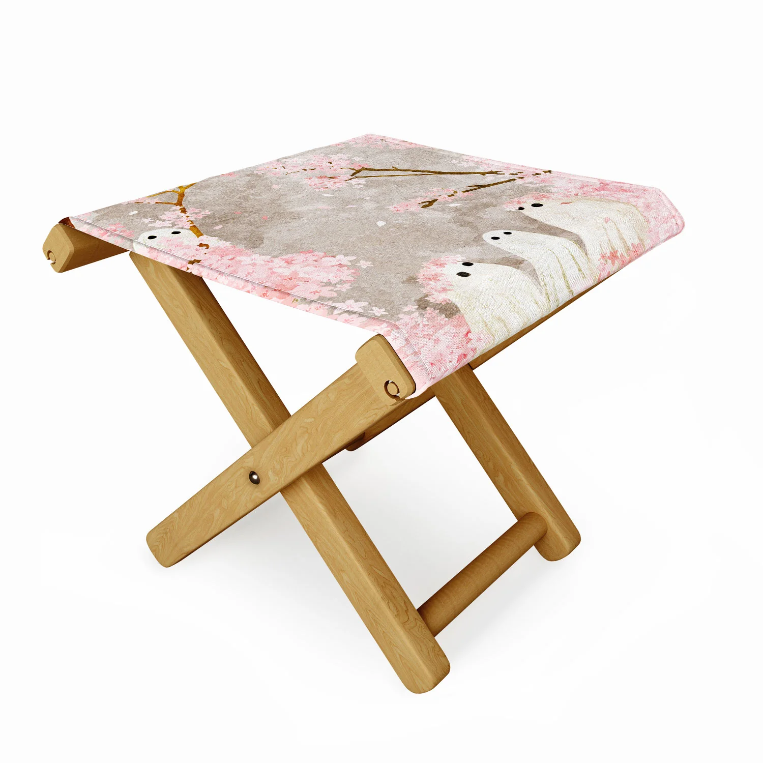Katherine Blower Designs Cherry Blossom Party Folding Stool - Image 2