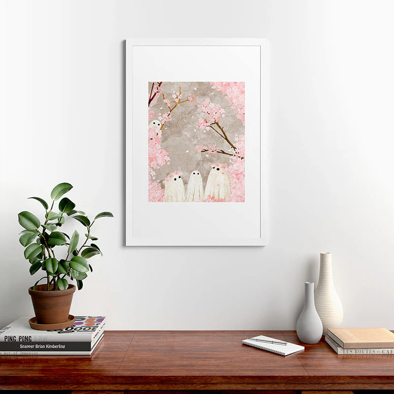 Katherine Blower Designs Cherry Blossom Party Framed Art Print - Image 24